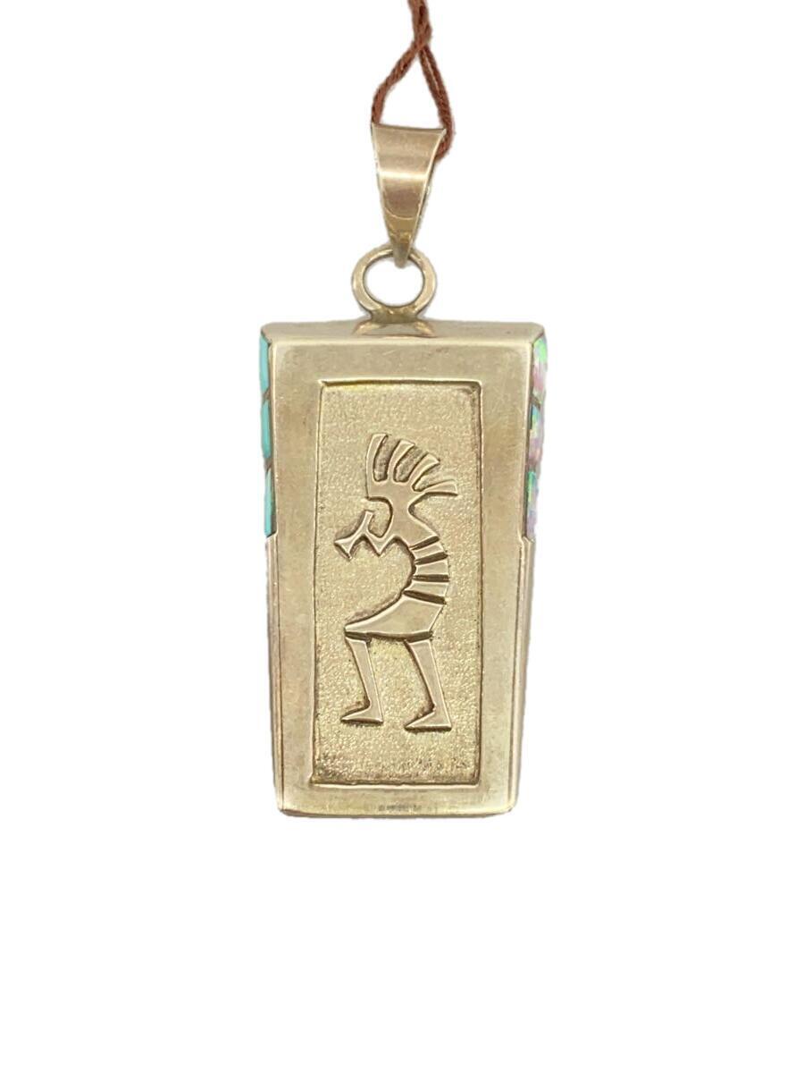 最高級 NAVAJO◇Leonard Jim/ココペリペンダントトップ/Sterling Silver その他