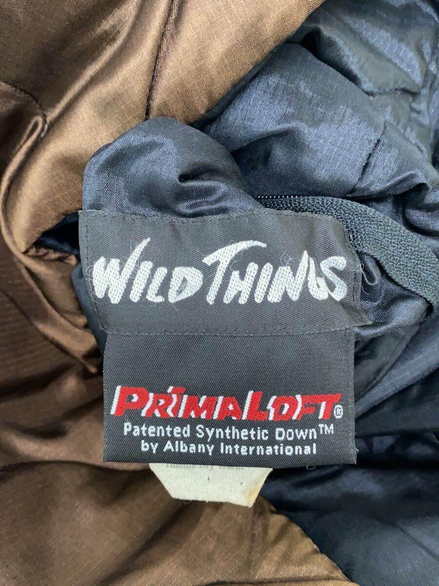 WILDTHINGS◆キルティングジャケット/USA製/PRIMALOFT/M/ナイロン/BRW/無地_画像3