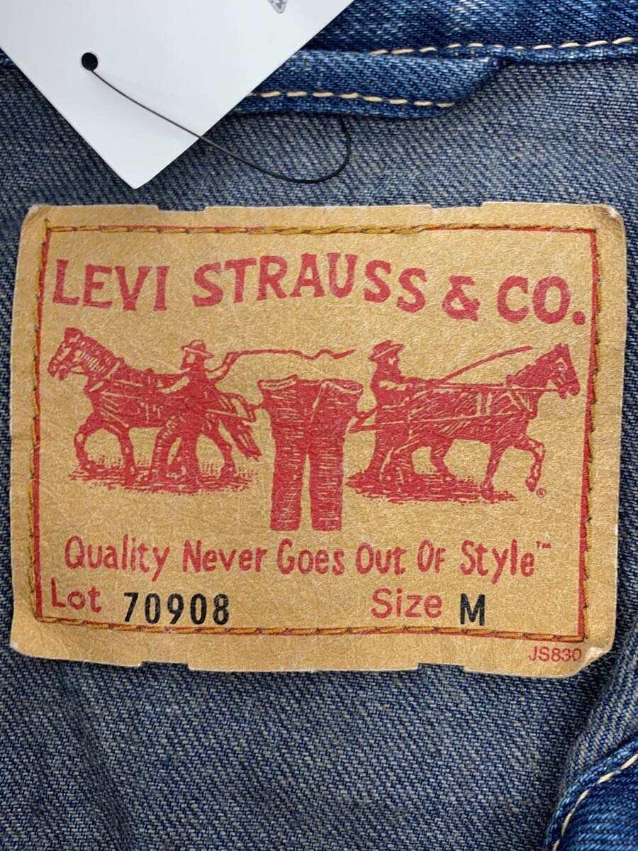 Levi’s◆Gジャン/M/デニム/IDG/無地/70908-10_画像3