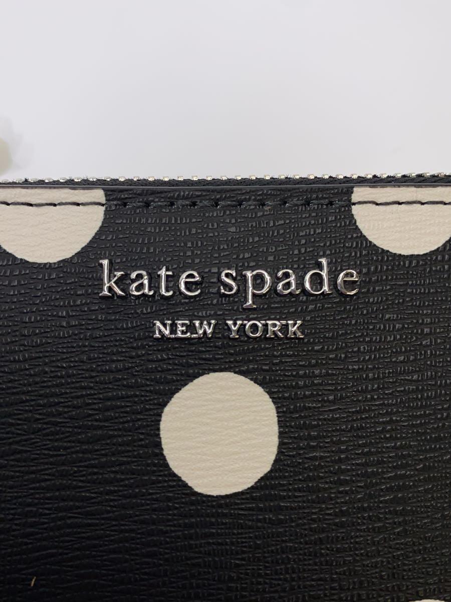 kate spade new york◆カードケース/-/BLK/ドット/レディース/KF566_画像3