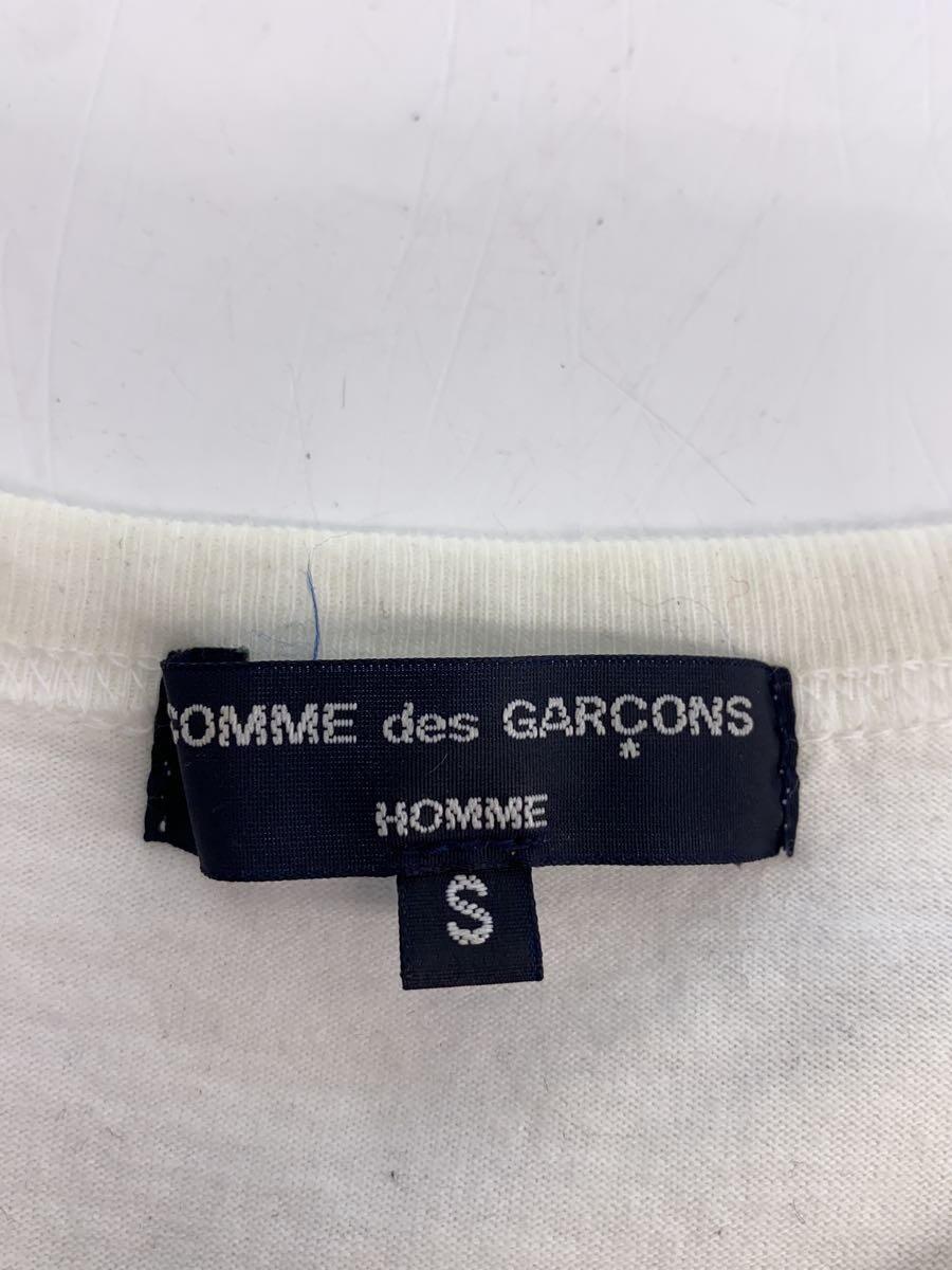 COMME des GARCONS HOMME◆Tシャツ/S/コットン/WHT/アニマル/HI-T009_画像3