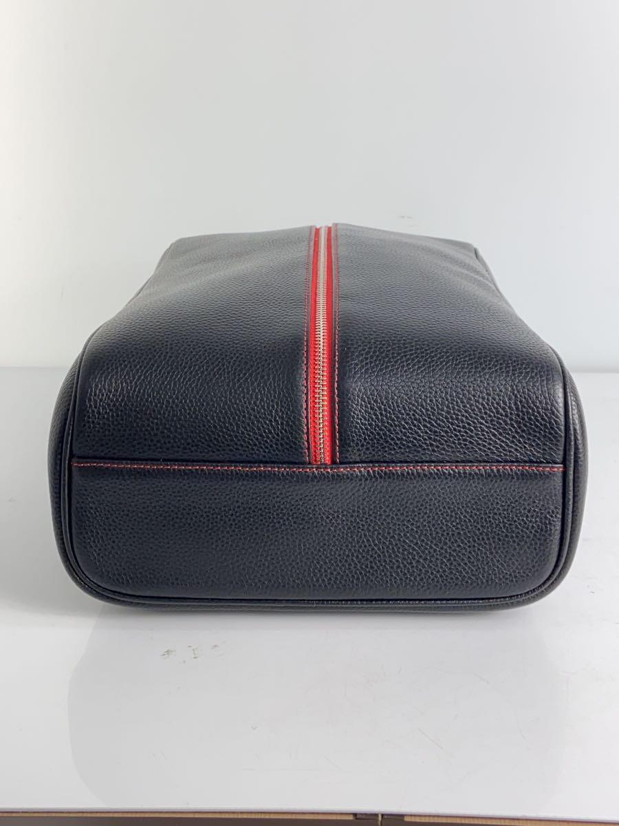 Ferrari* bag / leather /BLK/ plain 