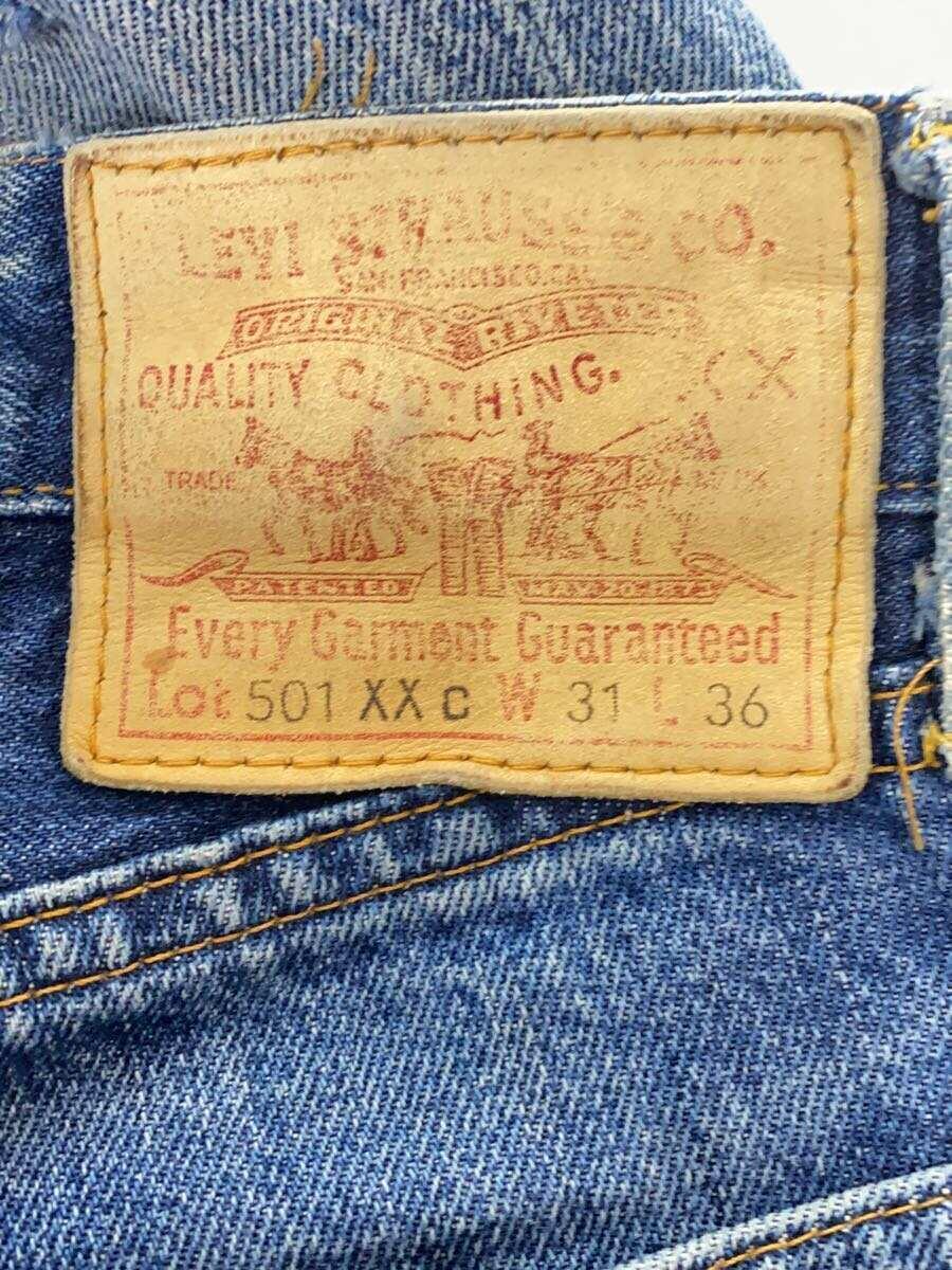 Levi’s◆ボトム/31/コットン/IDG/無地/501XXC/37201-0003_画像4