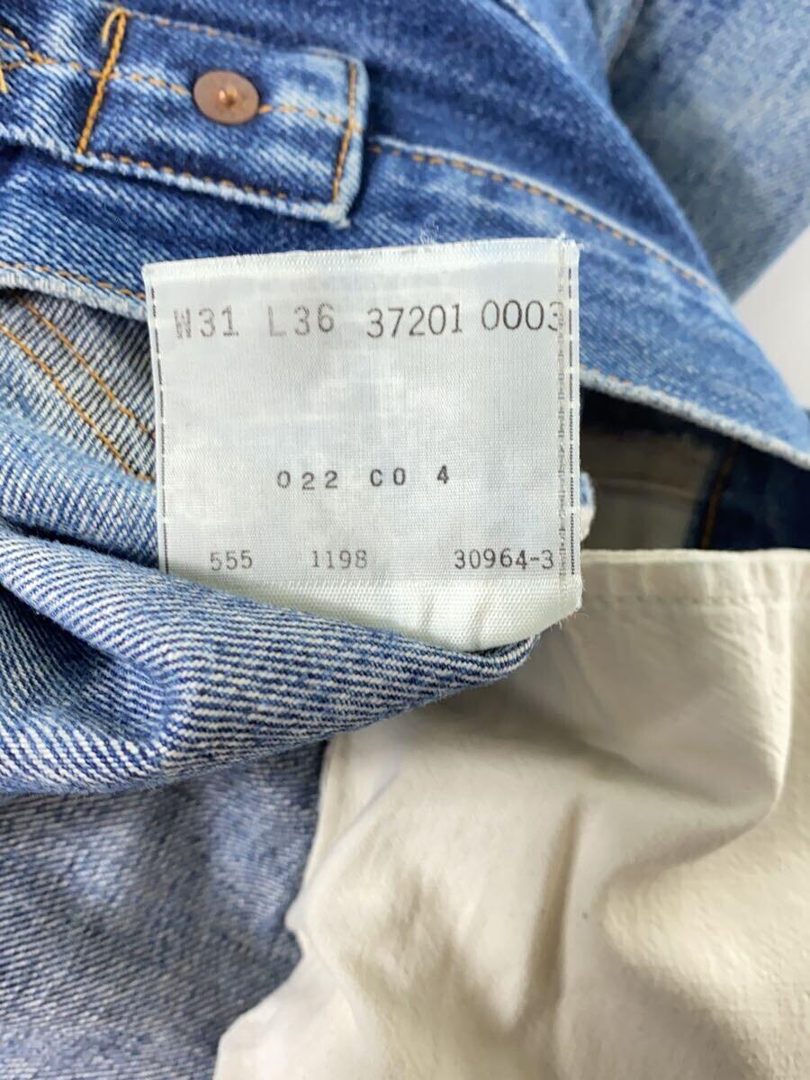 Levi’s◆ボトム/31/コットン/IDG/無地/501XXC/37201-0003_画像6