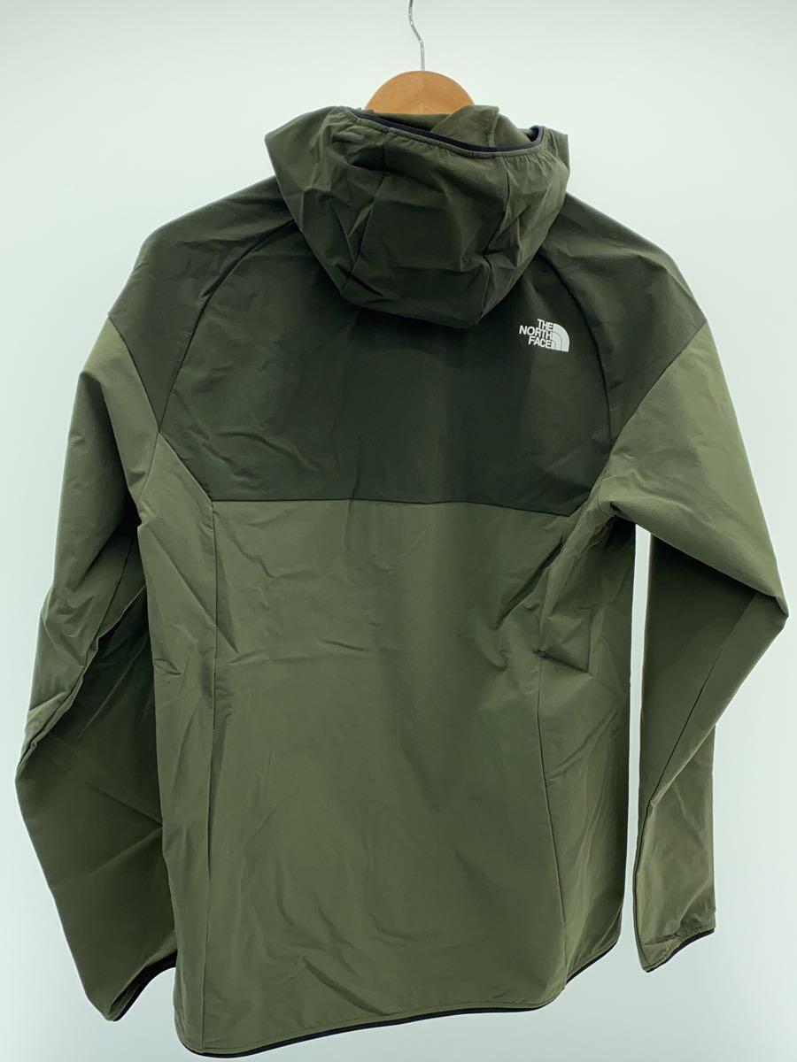 THE NORTH FACE◆APEX FLEX HOODIE_エイペックスフレックスフーディ/M/ナイロン/KHK_画像2