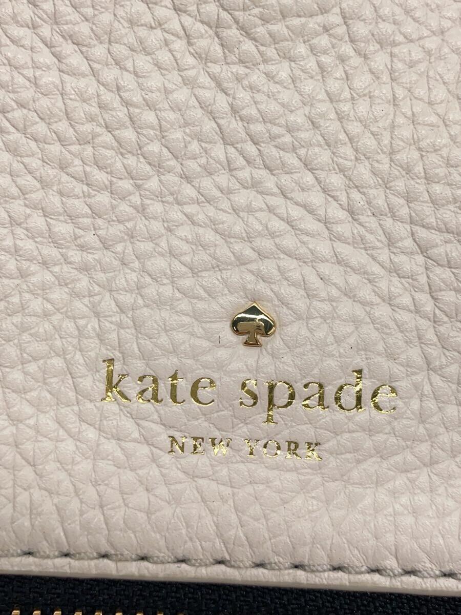 kate spade new york◆ショルダーバッグ/レザー/WHT/PXRU6222_画像5