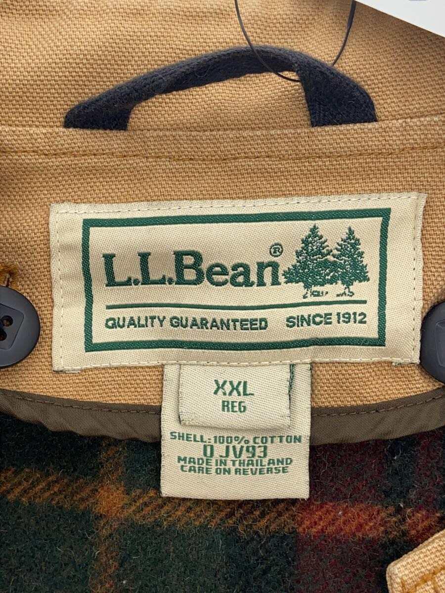 L.L.Bean◆ジャケット/XXL/コットン/KHK/無地_画像3