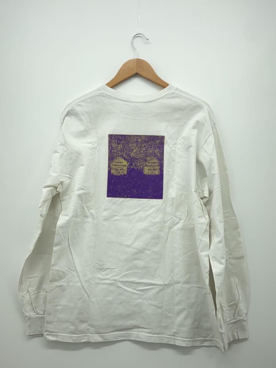 Supreme◆19SS/The Real Shit L/S Tee/L/コットン/WHT/プリント_画像2