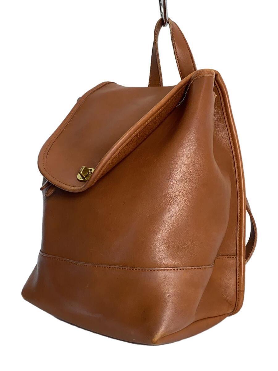 COACH* angle attrition / Old Coach / rucksack / leather /BRW/9791*