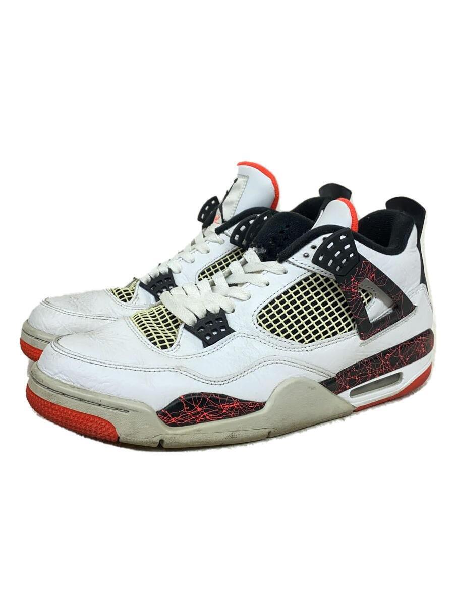 NIKE◆AIR JORDAN 4 RETRO/ホワイト/308497-116/28cm/WHT_画像2