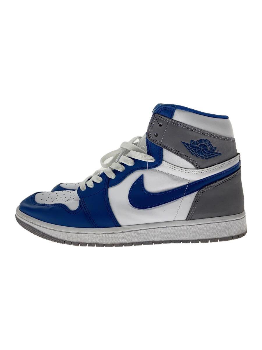 NIKE◆ハイカットスニーカー/29cm/BLU/DZ5485-410/AIR JORDAN 1 HIGH OG_画像1