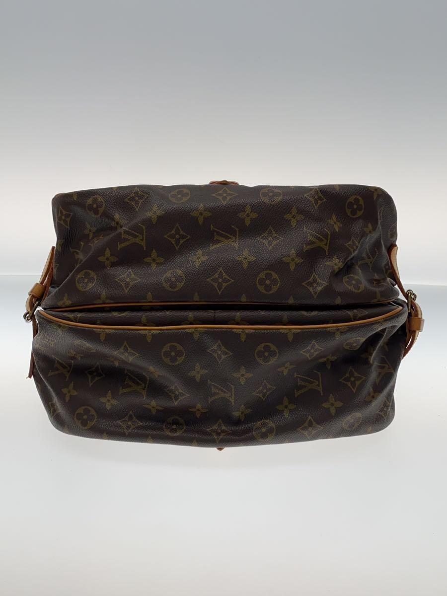 LOUIS VUITTON◆1)ソミュール35_モノグラム・キャンバス_BRW/PVC/BRW_画像4