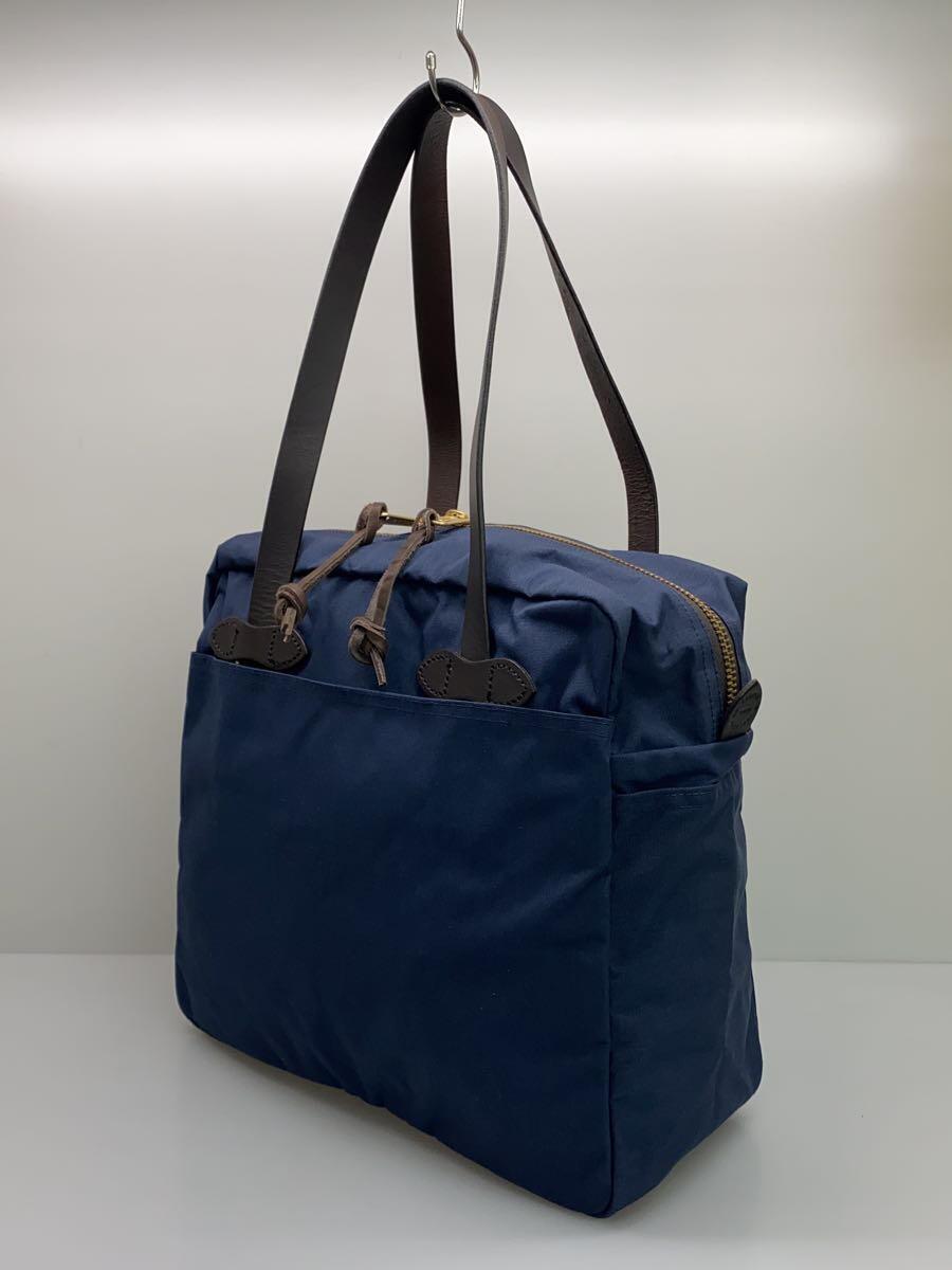 FILSON◆RUGGED TWILL TOTE BAG/ナイロン/NVY_画像2