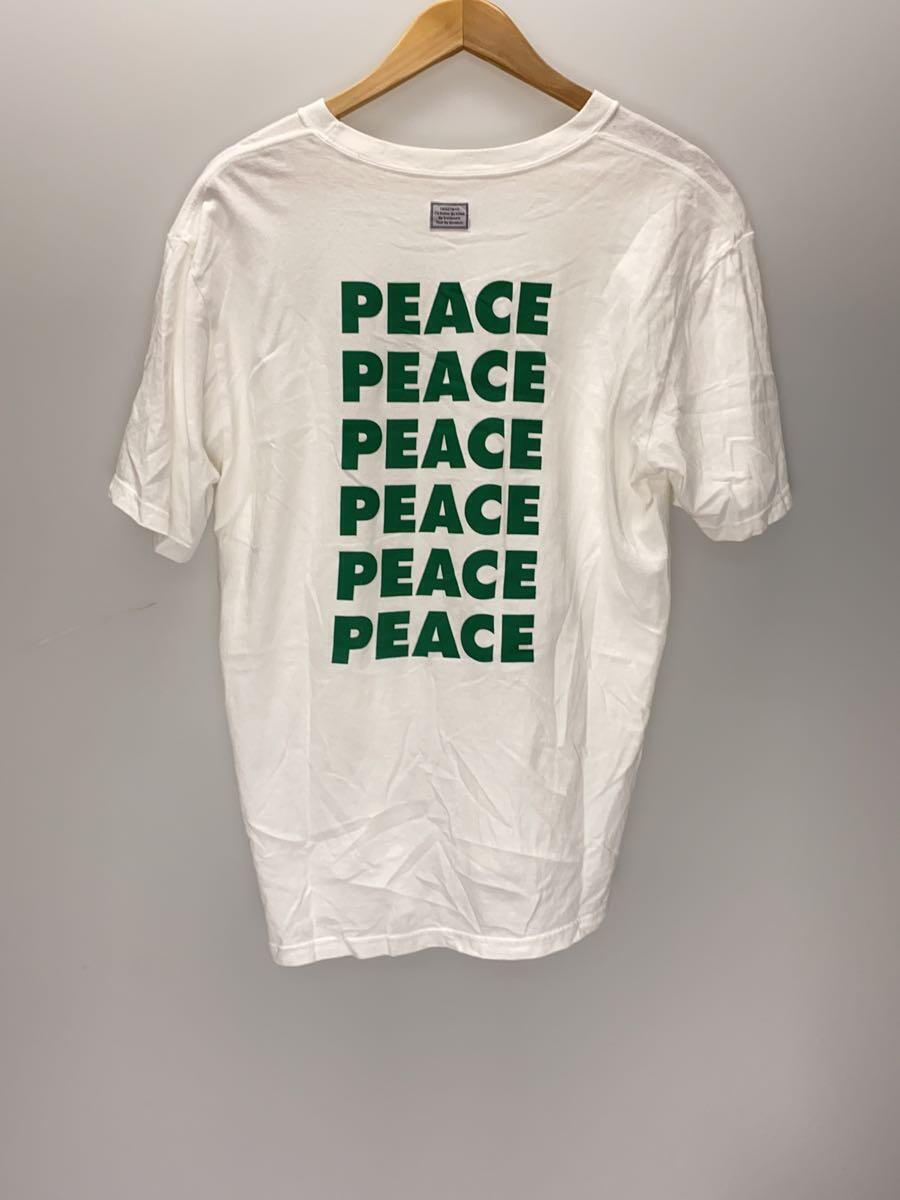 TANGTANG◆Tシャツ/L/コットン/WHT/PEACE_画像2