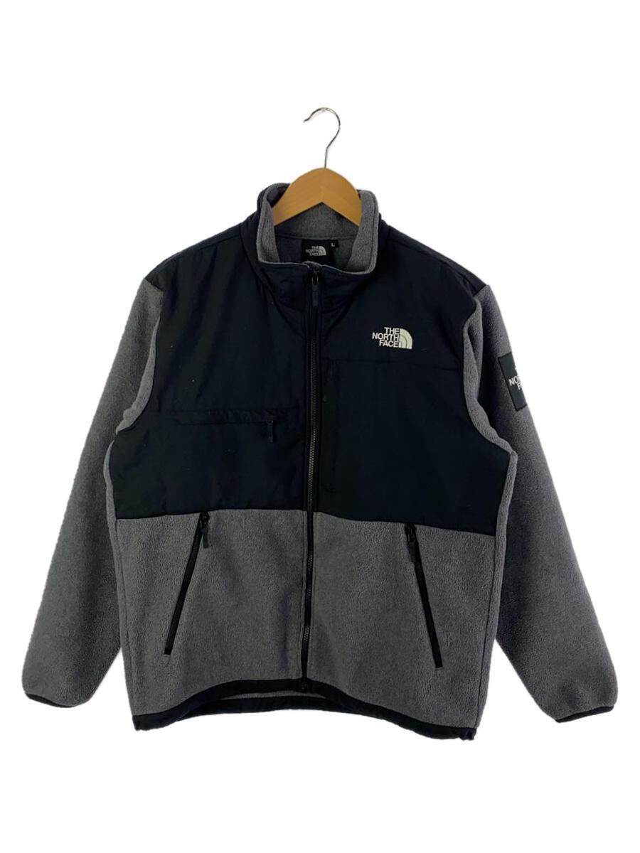 THE NORTH FACE◆DENALI JACKET_デナリジャケット/L/ポリエステル/GRY_画像1