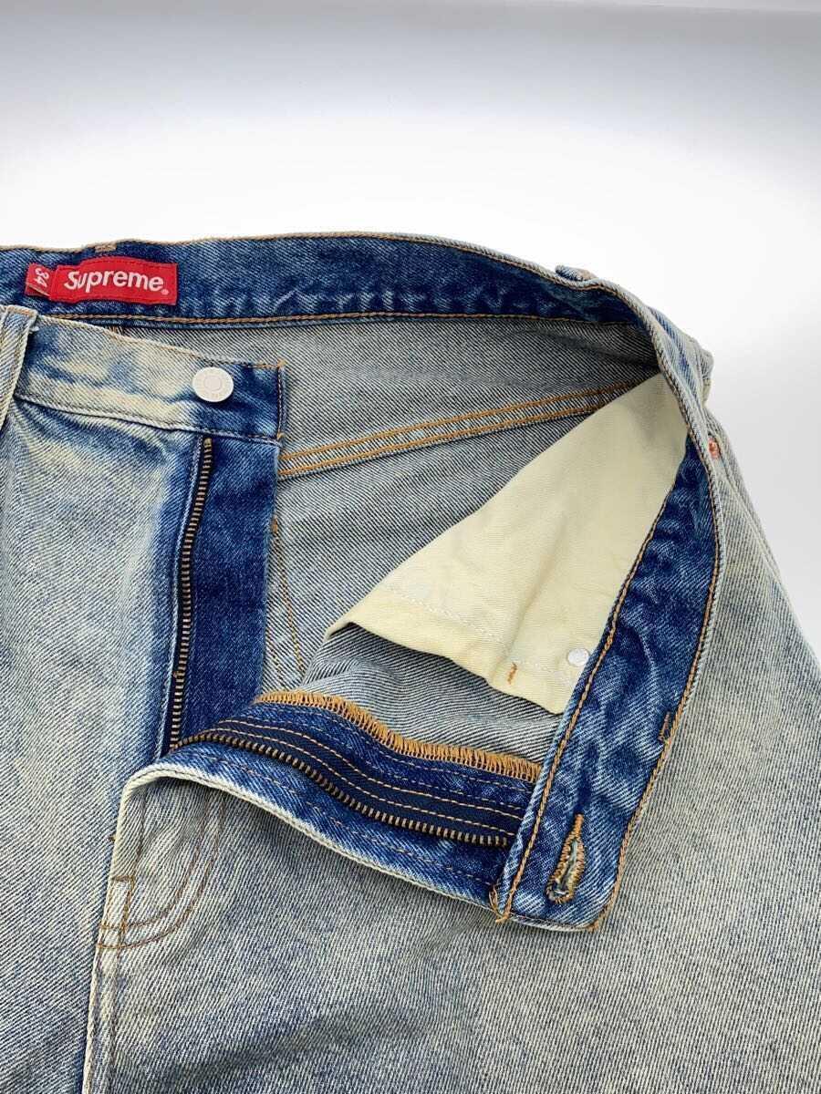 Supreme◆Dirty Indigo Baggy Jean/ボトム/34/コットン/BLU_画像3