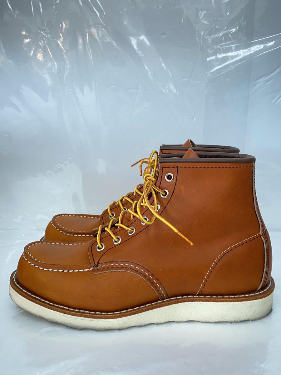 RED WING◆レースアップブーツ/25.5cm/BRW/レザー/875_画像1