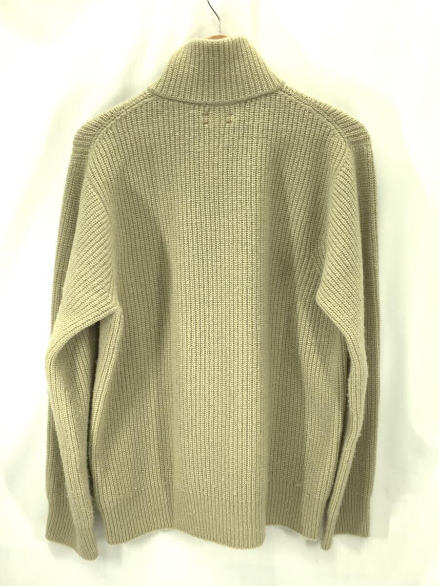 unfil◆blueface&cashmere half zip sweater/5/ウール/BEG/wofl-uu007//_画像2