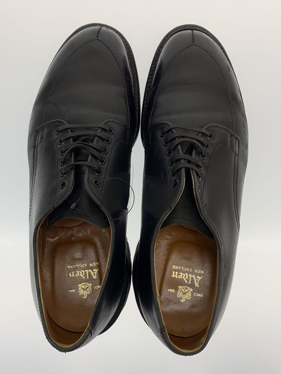 Alden◆Vチップドレスシューズ/US8.5/BLK/レザー/5469//_画像3