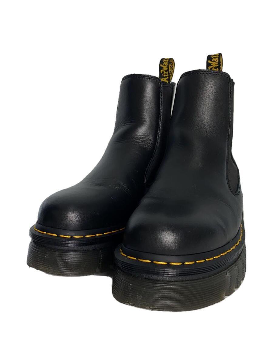 Dr.Martens◆サイドゴアブーツ/UK8/BLK/レザー/AW006●//_画像2