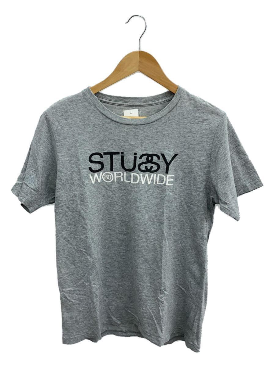 STUSSY◆Tシャツ/S/コットン/GRY//_画像1