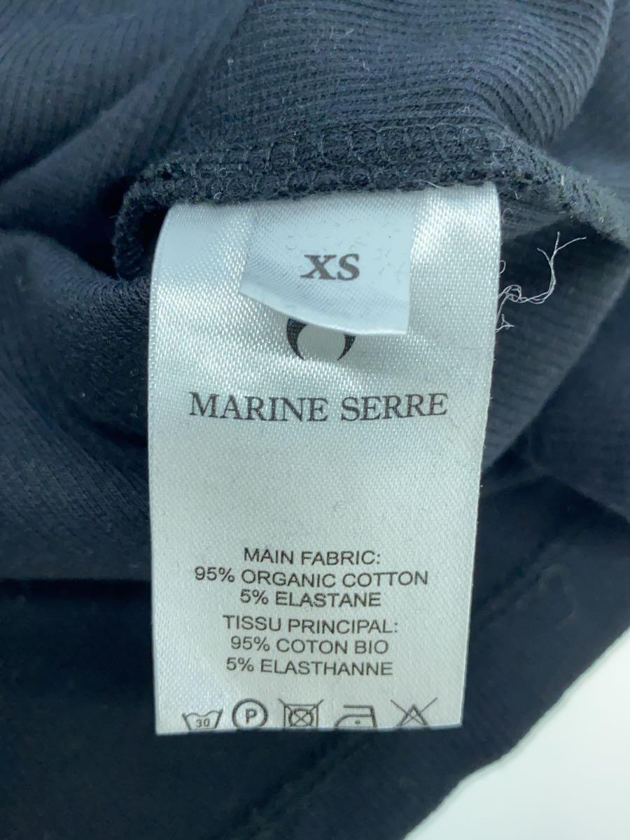 MARINE SERRE◆半袖ワンピース/XS/コットン/BLK//_画像4