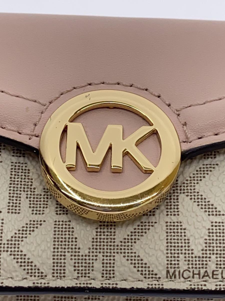 MICHAEL KORS◆3つ折り財布/-/PNK/総柄/レディース/35T0GFTP0B//_画像3