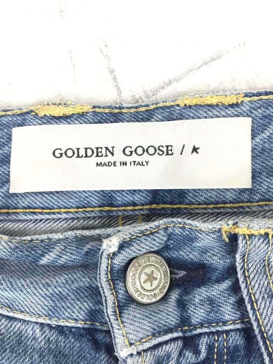 GOLDEN GOOSE◆テキサスクロップドローエッジジーンズ/ボトム/27/デニム/IDG/G36WP005.A1//_画像3