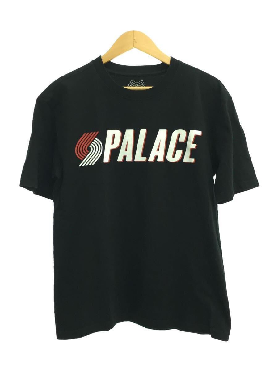 PALACE◆Tシャツ/S/コットン/BLK//_画像1