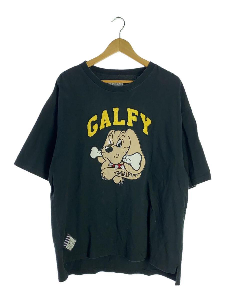 GALFY◆Tシャツ/XL/コットン/BLK/プリント/122001_画像1