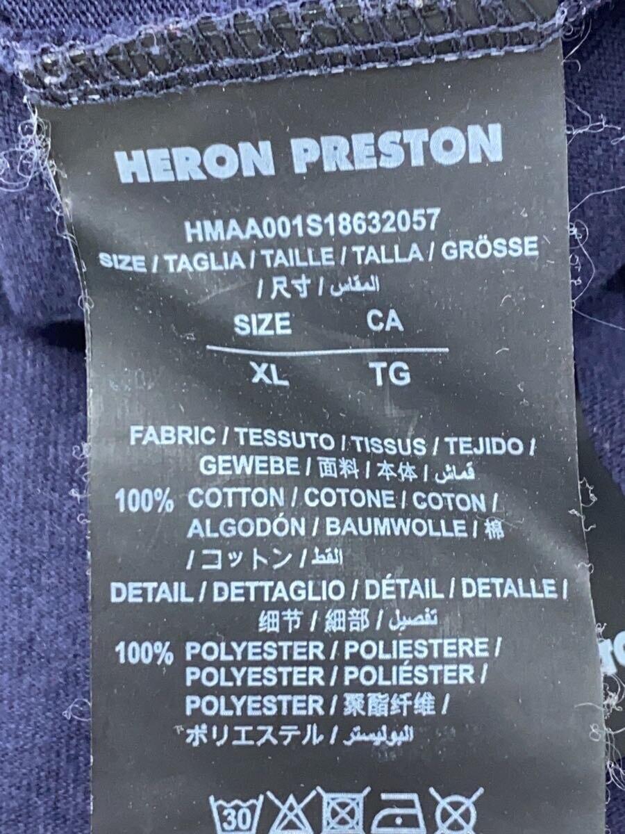 HERON PRESTON◆Tシャツ/XL/コットン/NVY/プリント/HMAA001S18632057//_画像3