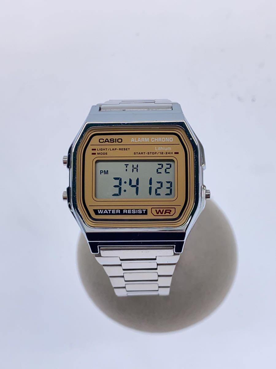 CASIO◆クォーツ腕時計/デジタル/A158WEの画像1
