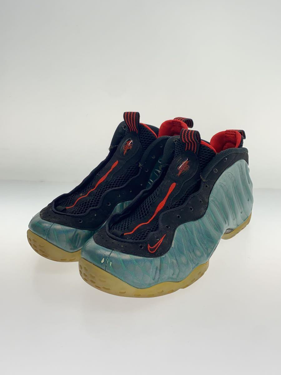 NIKE◆AIR FOAMPOSITE ONE PRM/エアフォームポジットワンプレミアム/グリーン/575420-300_画像2