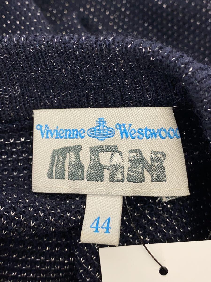 Vivienne Westwood MAN◆セーター(薄手)/44/ヘンプ/NVY/4945-6403_画像3