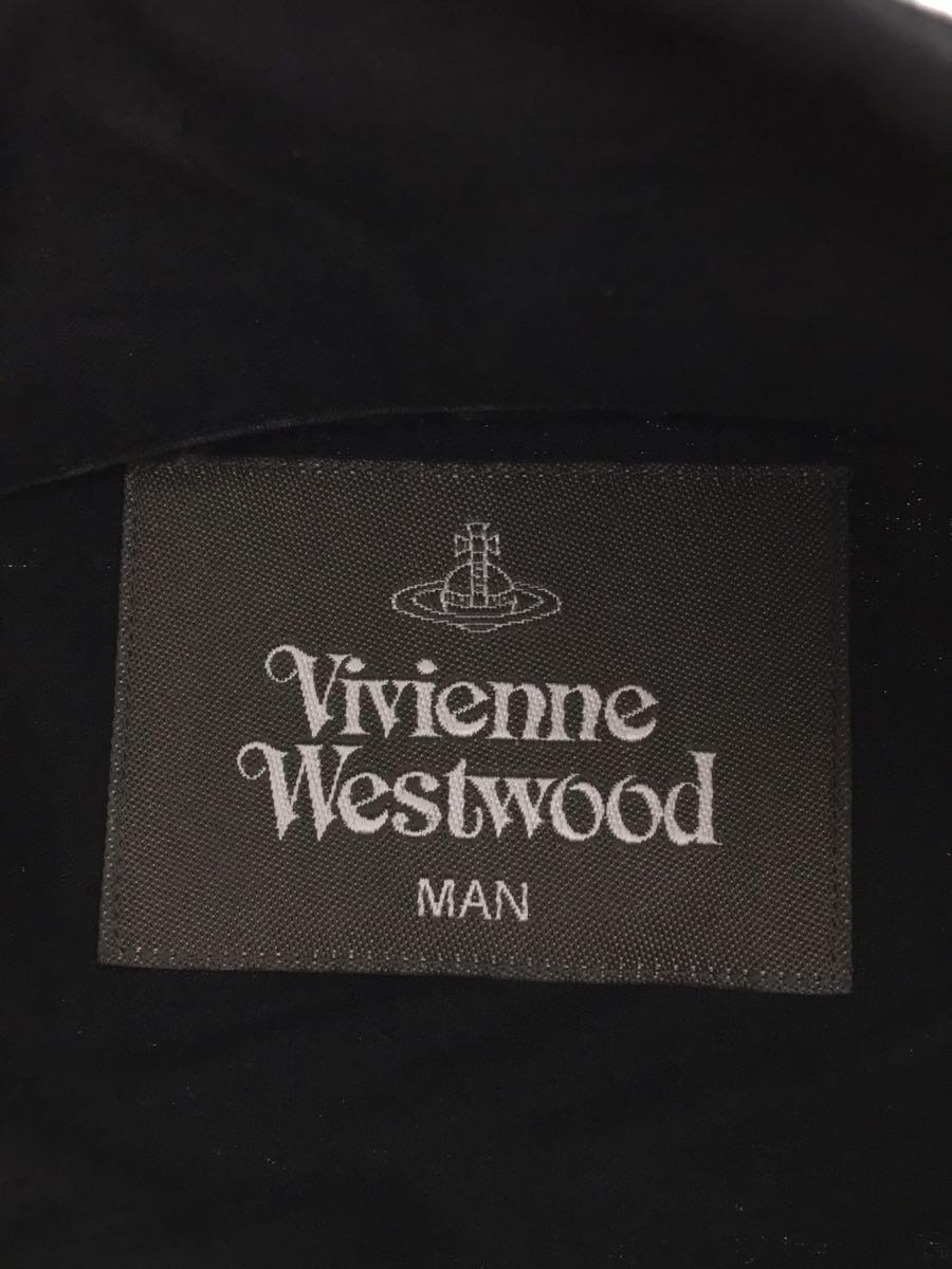 Vivienne Westwood MAN◆23SS/フロントスカルビックシャツ/FREE/コットン/BLK/139040/汚れ有//_画像3