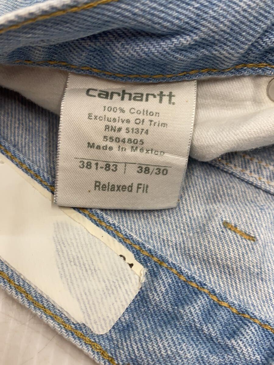 Carhartt◆RELAXED FIT/ボトム/38/デニム/BLU/381-83_画像4