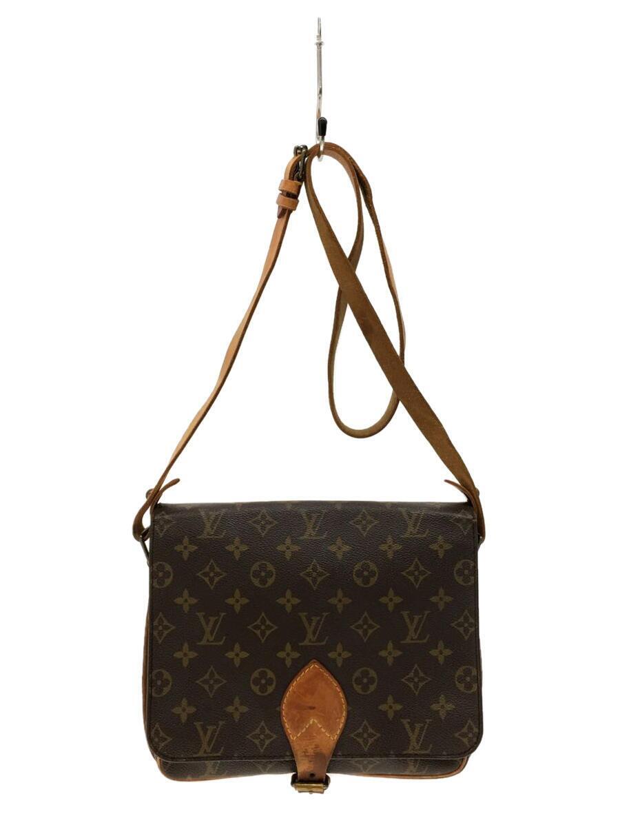 LOUIS VUITTON◆カルトシエール26_モノグラム_BRW/PVC/BRW//_画像1