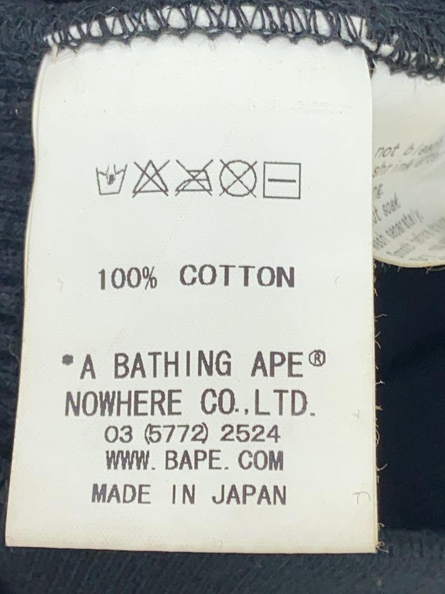 A BATHING APE◆ジップパーカー/M/コットン/BLK_画像4