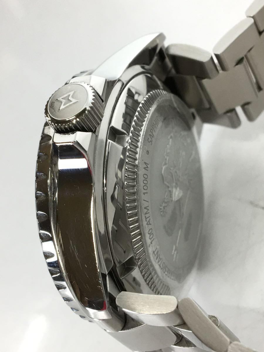 EDOX◆スカイダイバーネプチュニアン オートマティック/自動巻腕時計/ステンレス/GRN/80120//_画像7