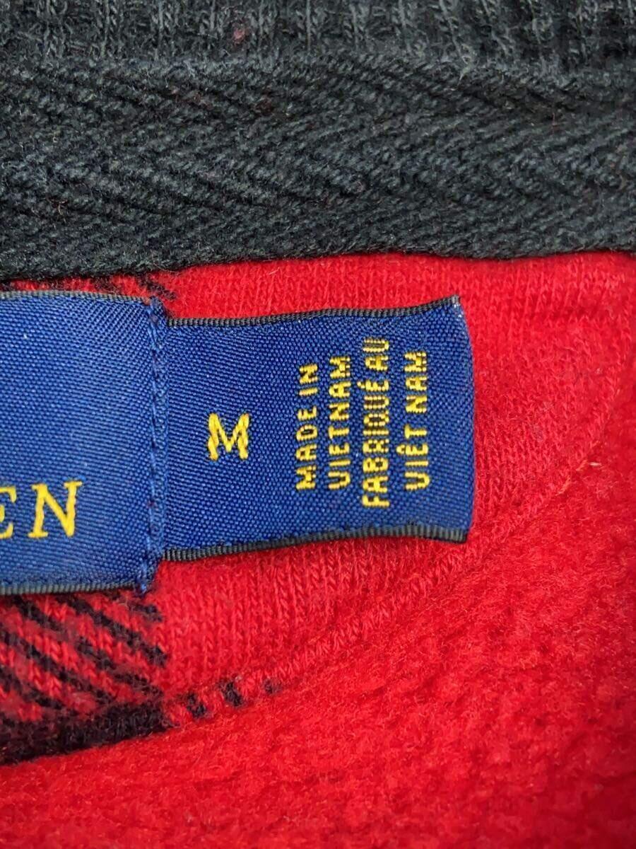 POLO RALPH LAUREN◆パーカー/M/コットン/RED_画像4