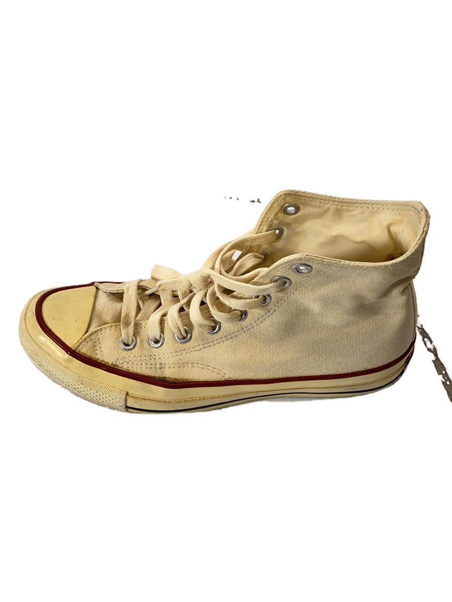 CONVERSE ADDICT◆CHUCK TAYLOR CANVAS HI/ハイカットスニーカー/25.5cm/IVO/1C1124_画像1