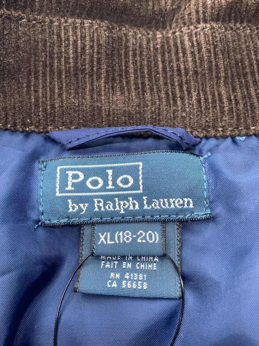 POLO RALPH LAUREN◆キルティングジャケット/XL/ポリエステル/NVY_画像3