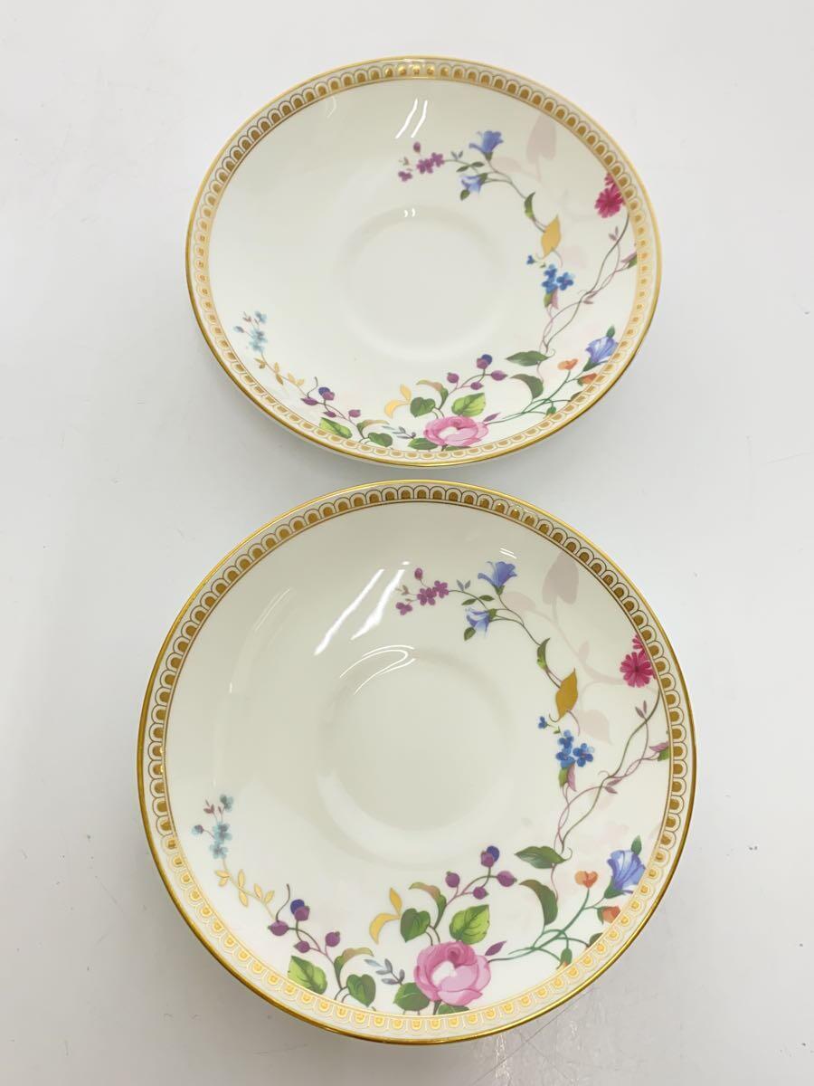 WEDGWOOD◆WEDGWOOD/ローズゴールド/ピオニー/カップ&ソーサー/カップ×2・ソーサー×2_画像2