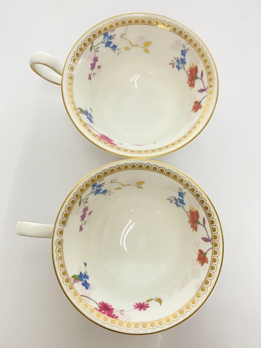 WEDGWOOD◆WEDGWOOD/ローズゴールド/ピオニー/カップ&ソーサー/カップ×2・ソーサー×2_画像6