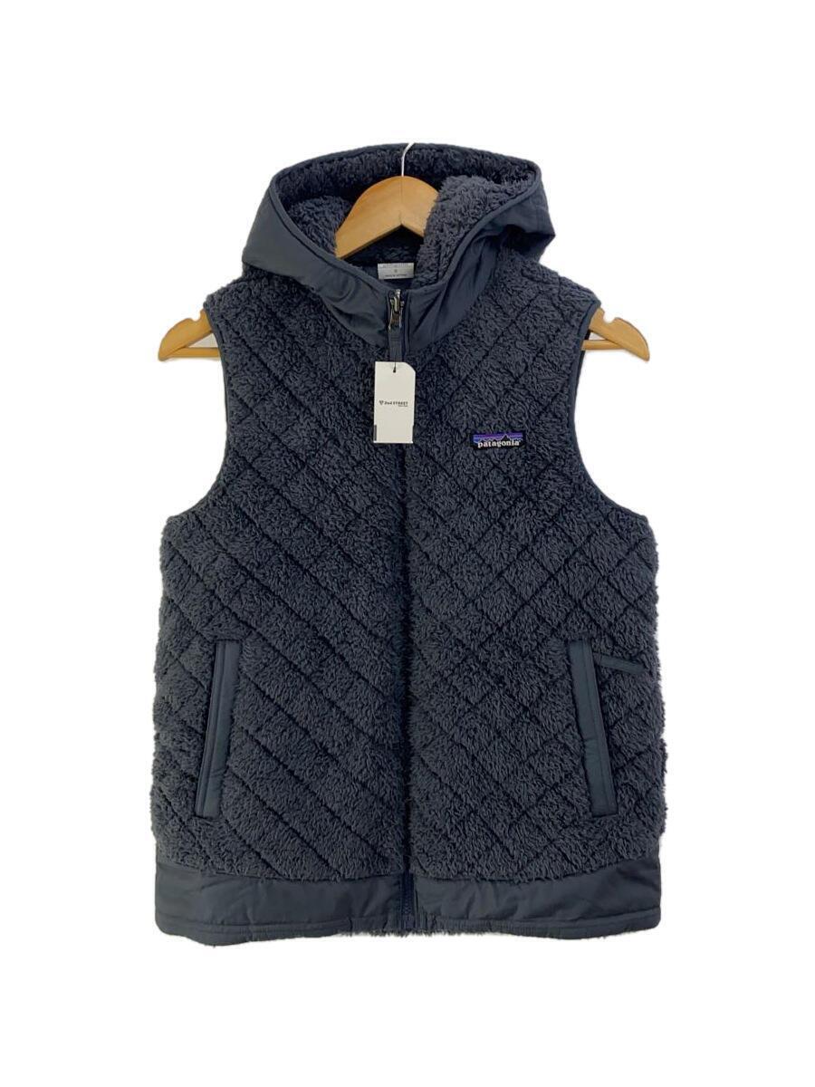 patagonia◆ロスガトスフーデットベスト/リバーシブル/S/ポリエステル/GRY/無地/25221FA18_画像1