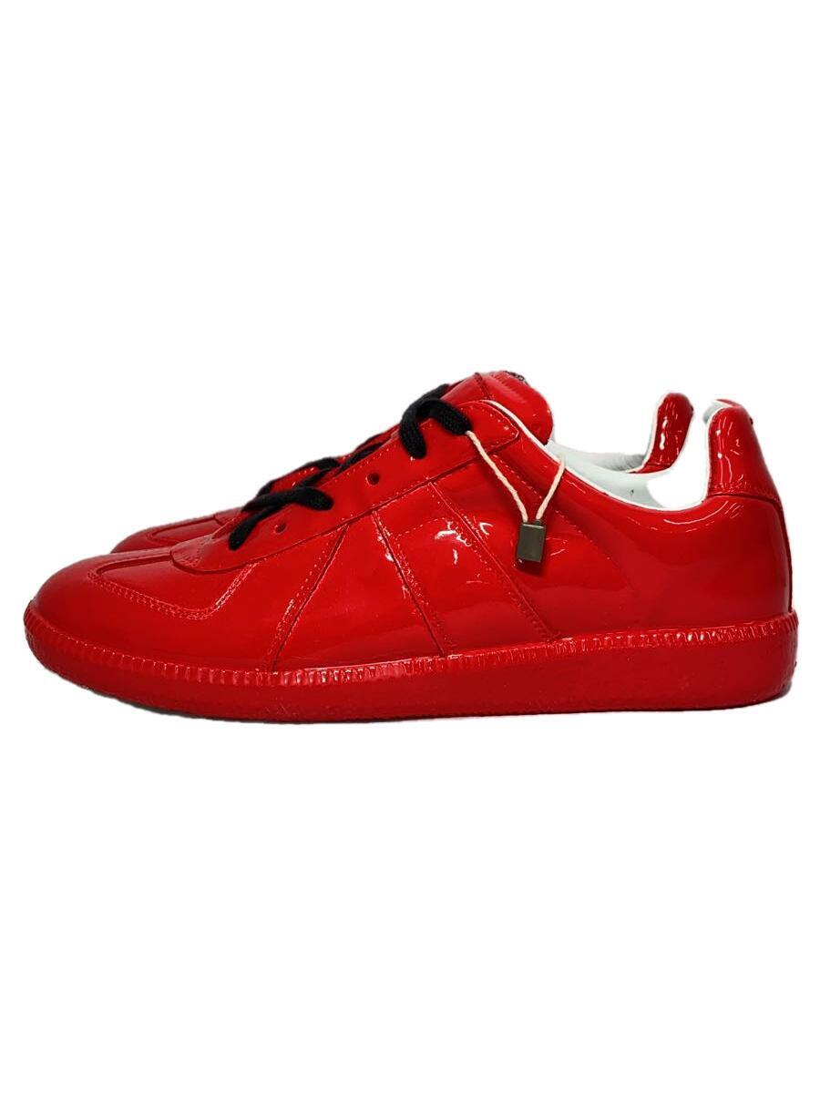 Maison Margiela◆ローカットスニーカー/37/RED/エナメル_画像1