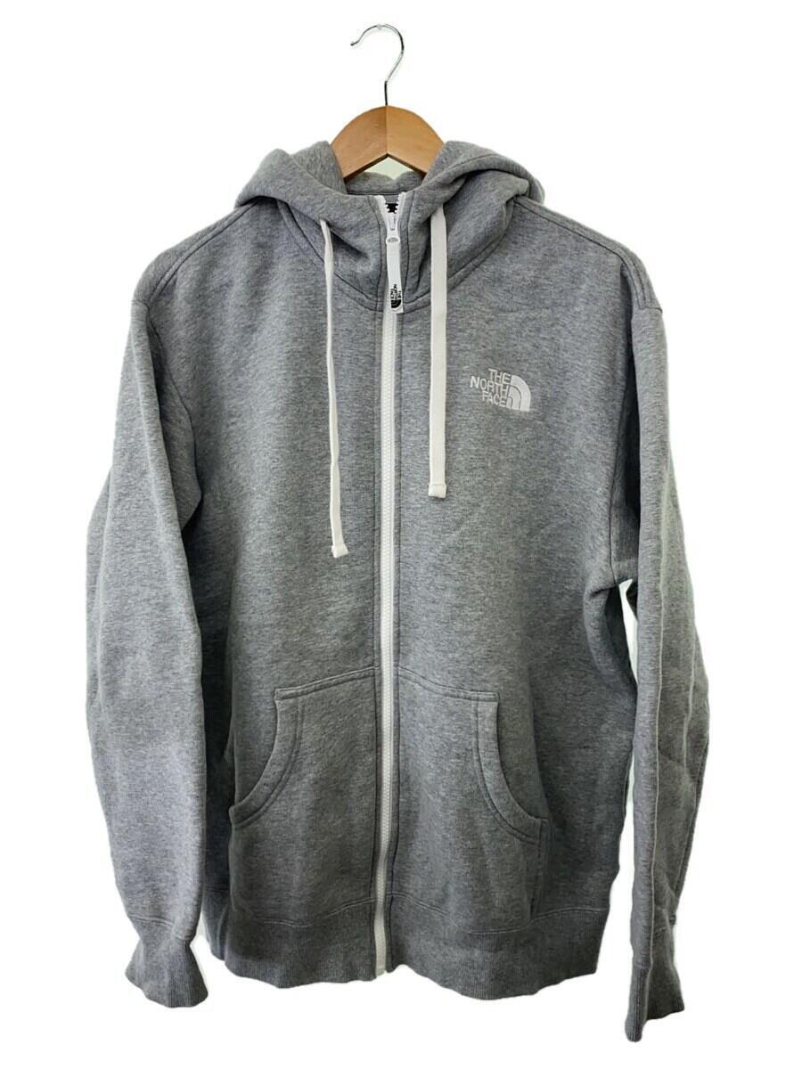THE NORTH FACE◆REARVIEW FULL ZIP HOODIE_リアビュー フルジップ フーディー/L/コットン/グレー_画像1