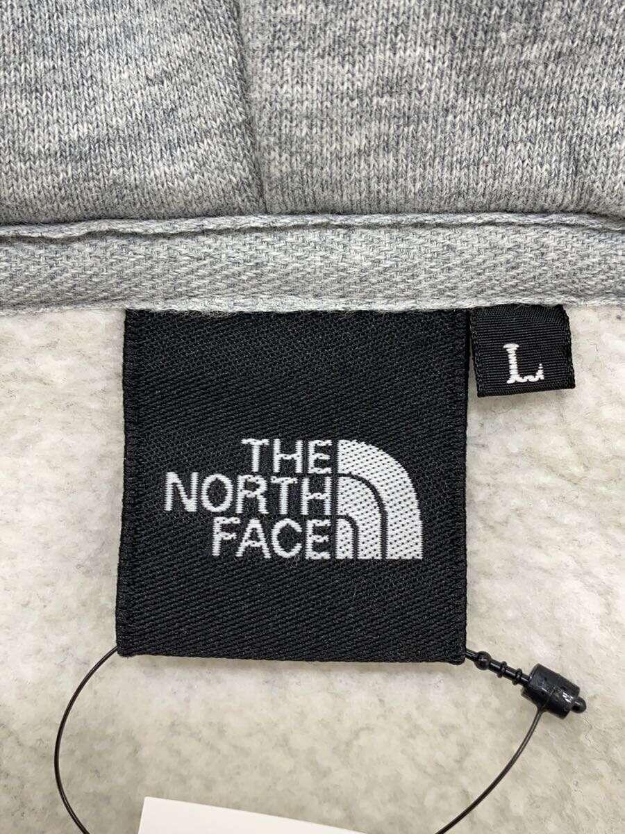THE NORTH FACE◆REARVIEW FULL ZIP HOODIE_リアビュー フルジップ フーディー/L/コットン/グレー_画像3