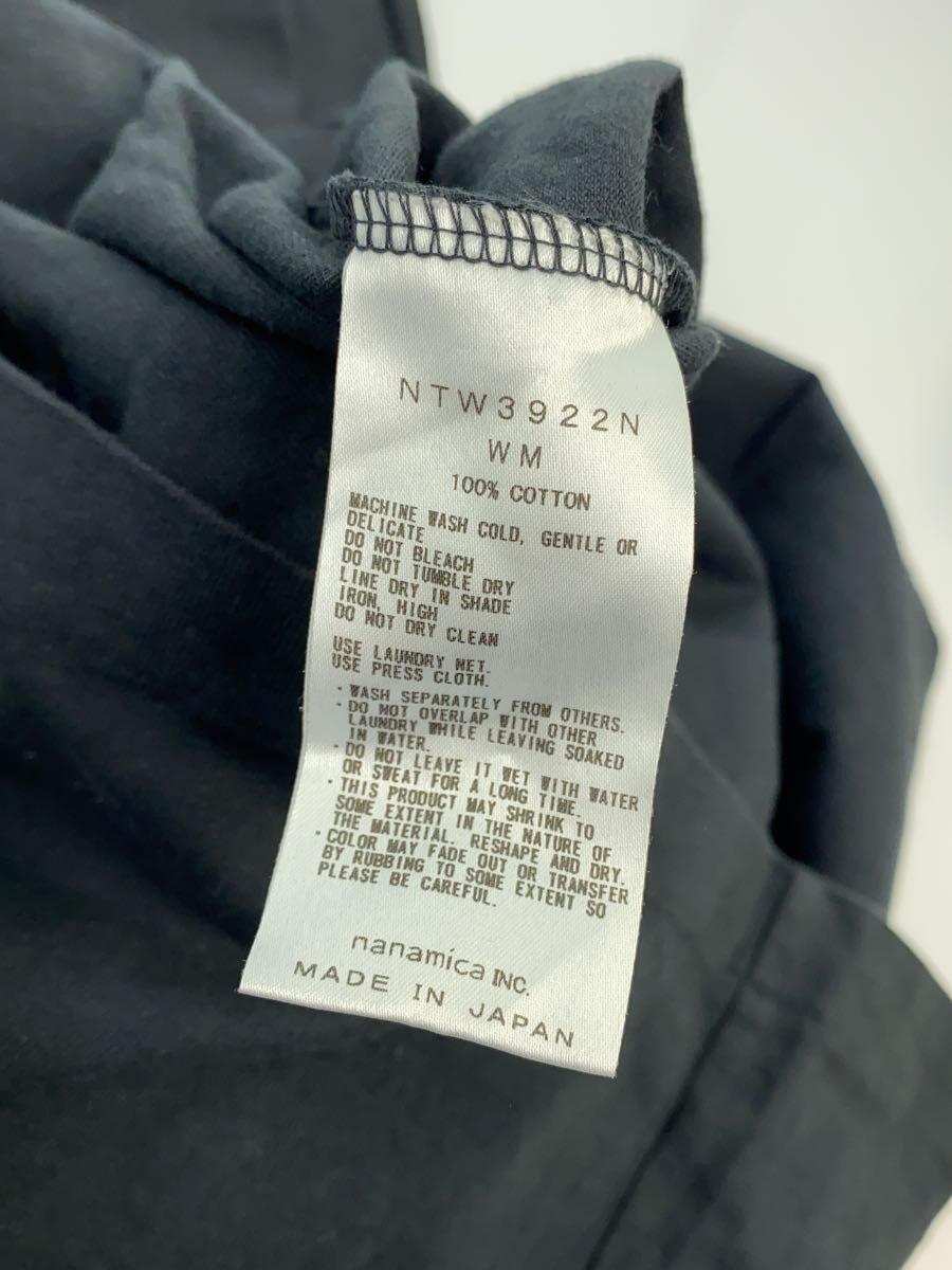 THE NORTH FACE◆半袖ワンピース/M/コットン/ブラック/無地/NTW3922N/ザノースフェイス_画像4