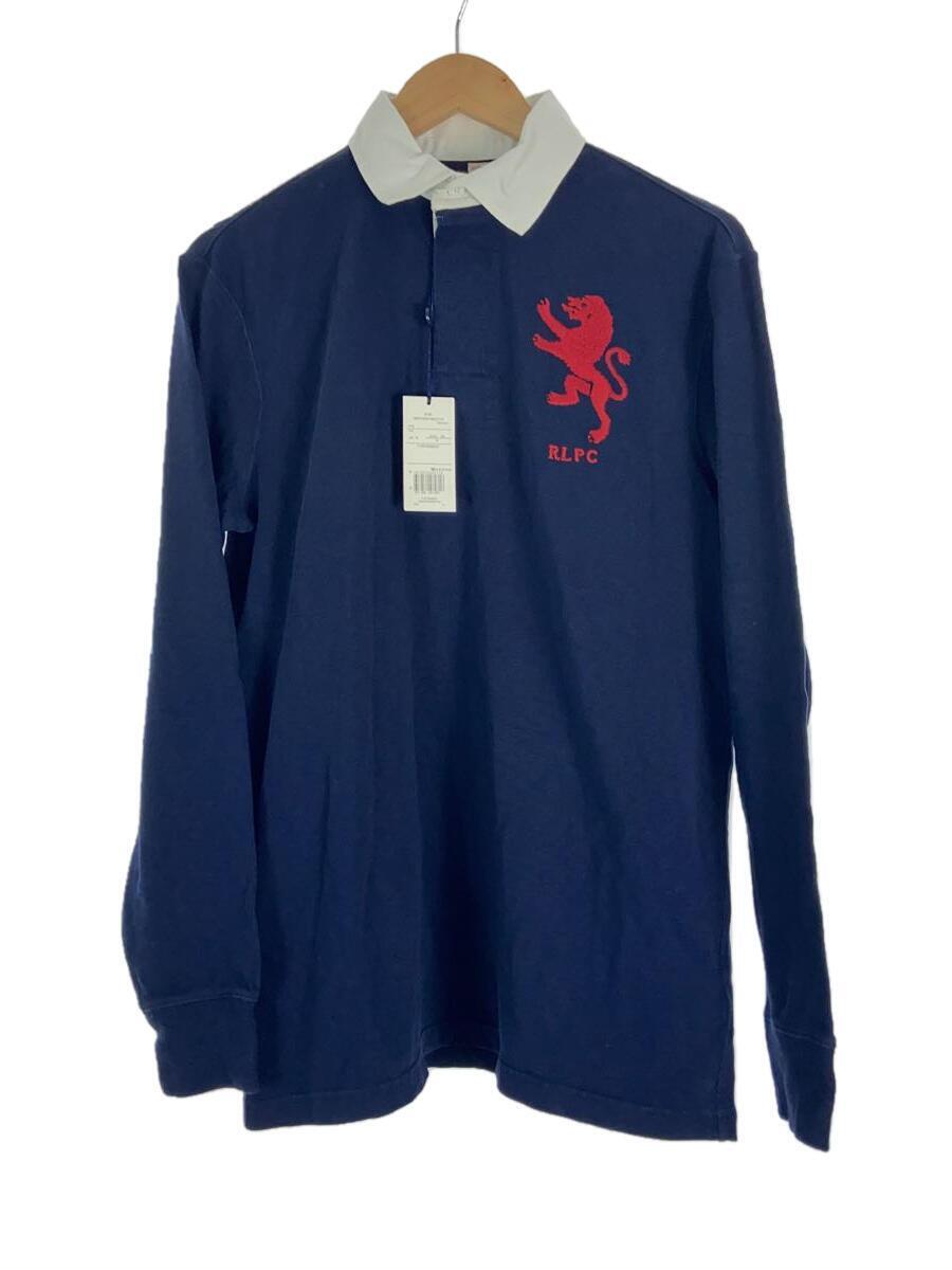 POLO RALPH LAUREN◆ポロシャツ/XS/コットン/NVY/710918868001_画像1